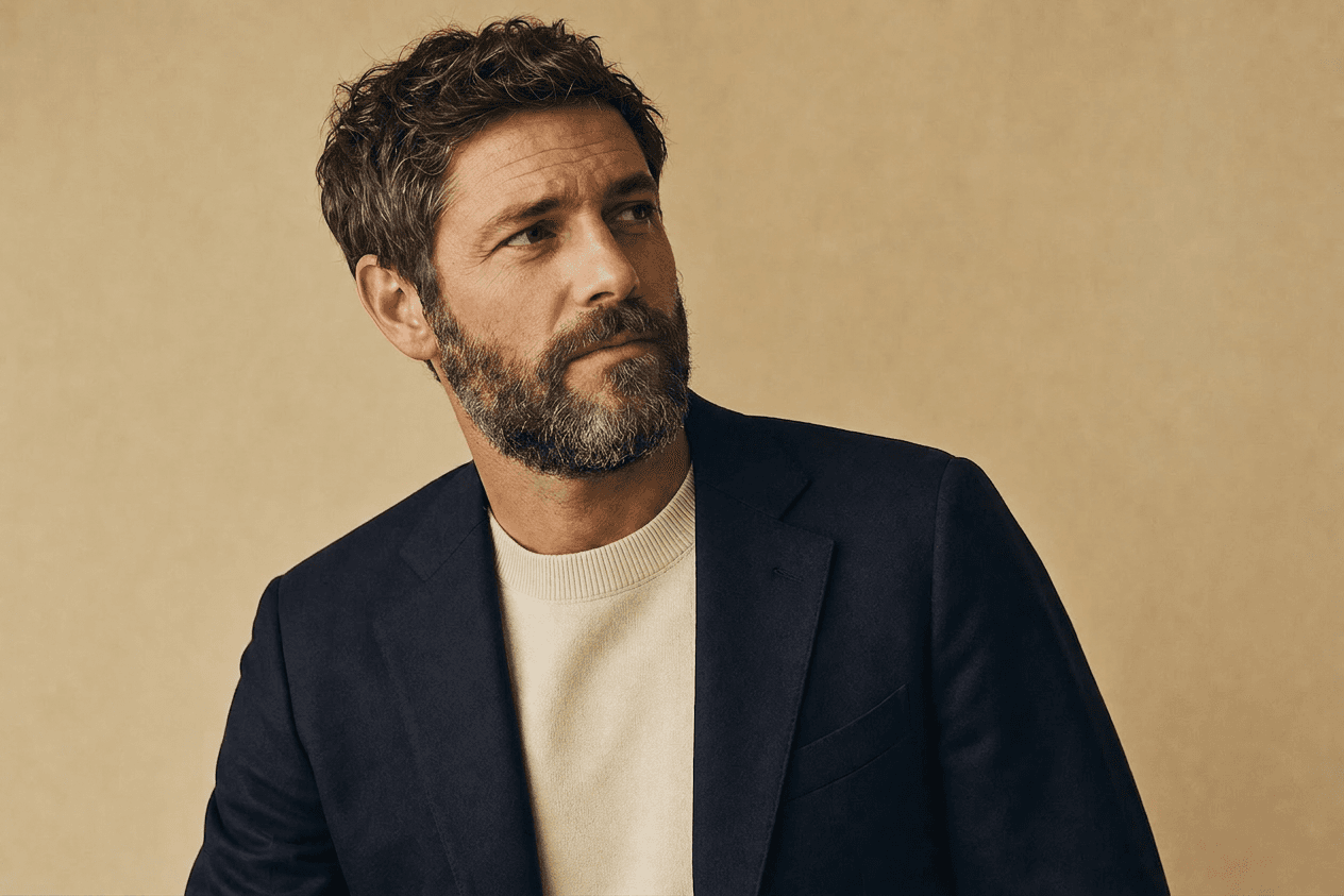 Classic full beard — facial hair recommendation