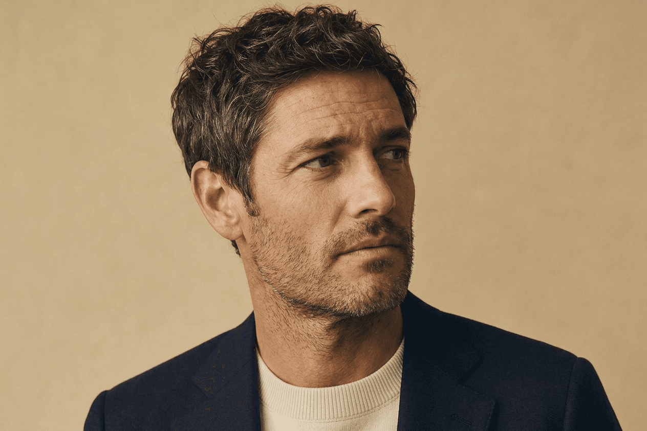 Refined stubble — facial hair recommendation