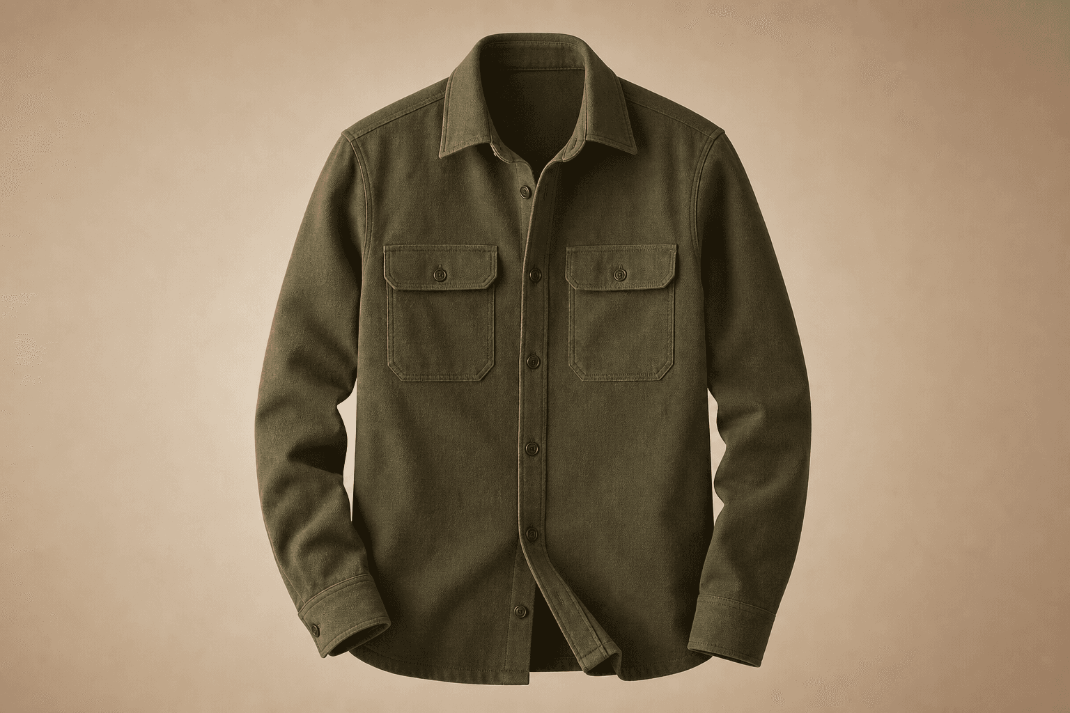Olive overshirt