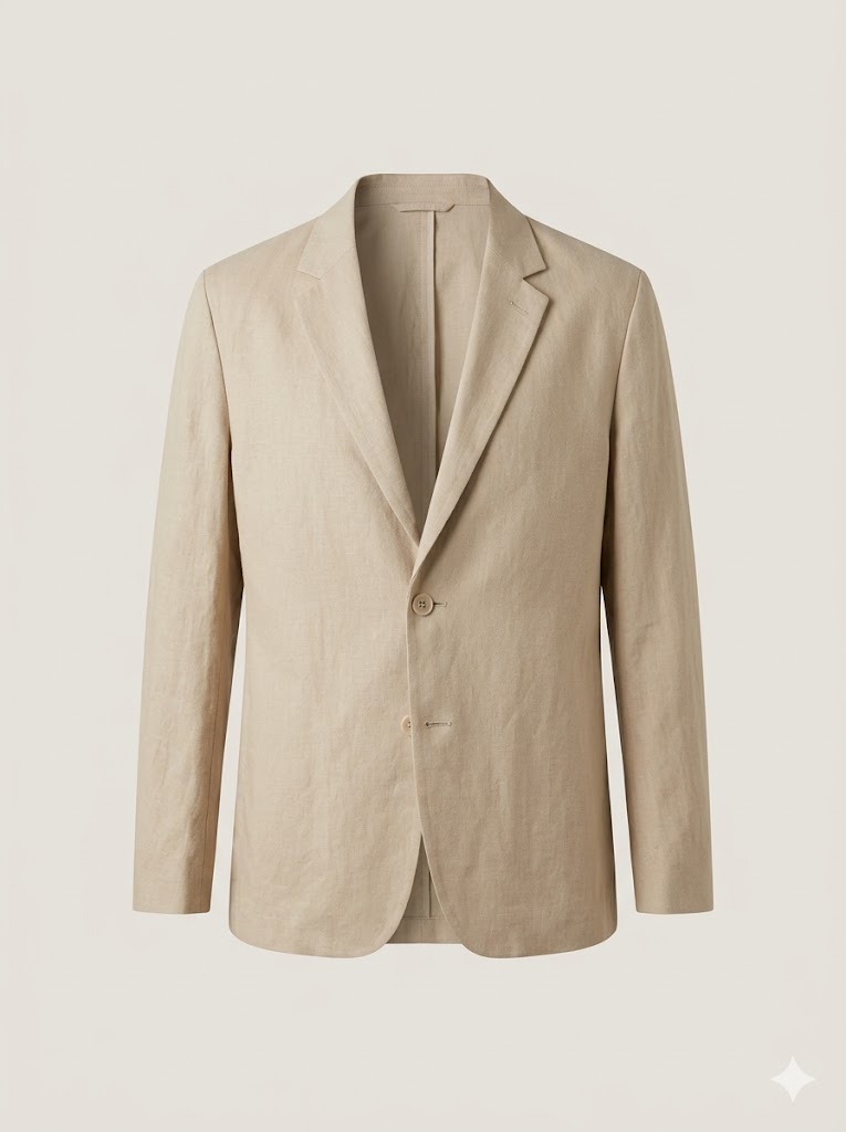 Frank And Oak Linen Blazer