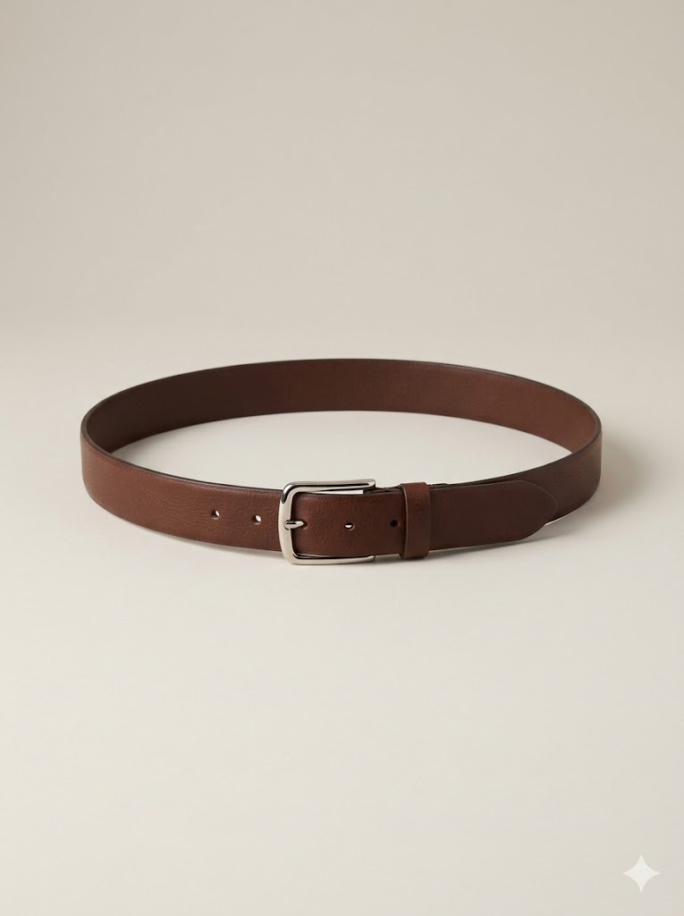 Roots Leather Dress Belt
