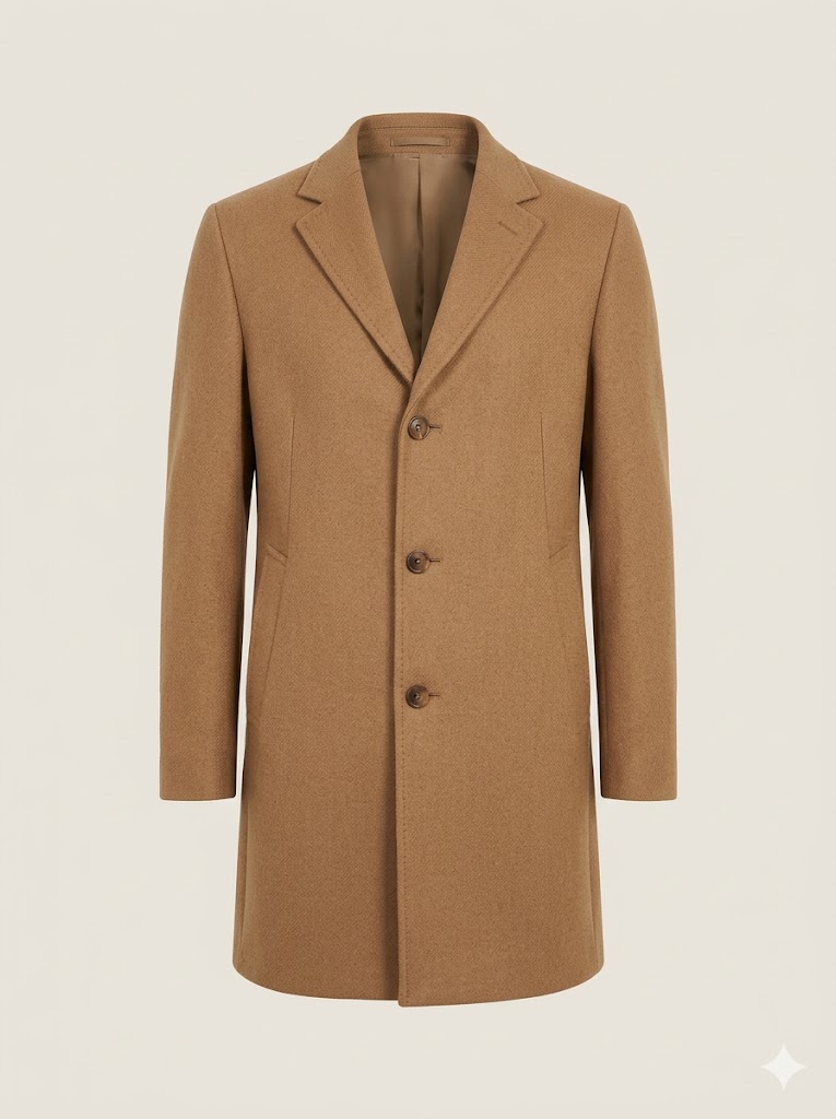 Reiss Wool-blend overcoat